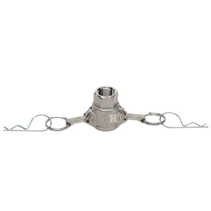 Stainless Steel 1/2" Female Camlock x 1/2" Female NPT (USA)