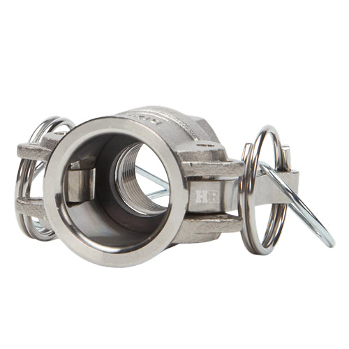 Stainless Steel 1/2" Female Camlock x 1/2" Female NPT (USA)