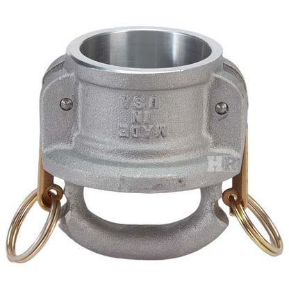 Aluminum 3" Female Safety Bump Cap