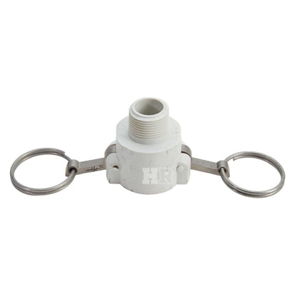 Food Grade Poly 3/4" Female Camlock x 3/4" Male NPT