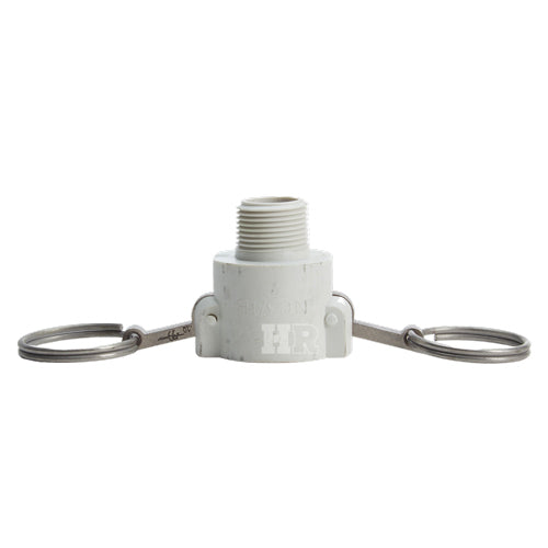 Food Grade Poly 3/4" Female Camlock x 3/4" Male NPT