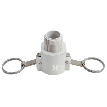 Food Grade Poly 1" Female Camlock x 1" Male NPT