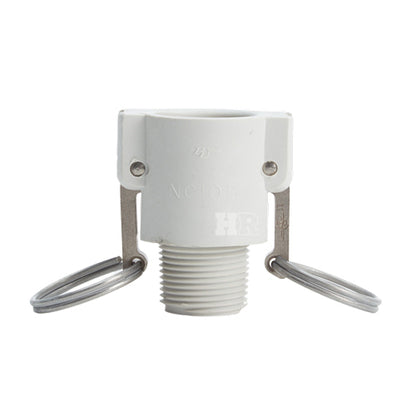 Food Grade Poly 1" Female Camlock x 1" Male NPT