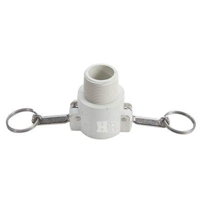 Food Grade Poly 1 1/4" Female Camlock x 1 1/4" Male NPT