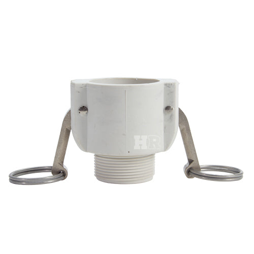 Food Grade Poly 1 1/2" Female Camlock x 1 1/2" Male NPT