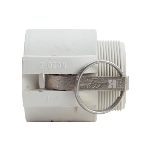 Food Grade Poly 2" Female Camlock x 2" Male NPT