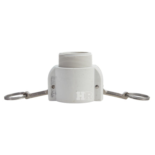 Food Grade Poly 2" Female Camlock x 2" Male NPT