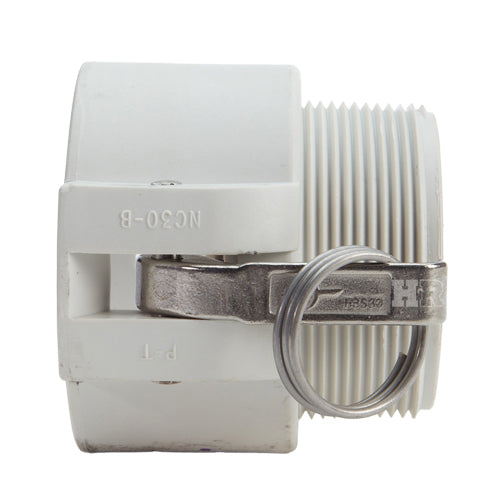 Food Grade Poly 3" Female Camlock x 3" Male NPT