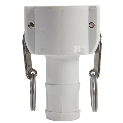 Food Grade Poly 1 1/2" Female Camlock to Hose Shank