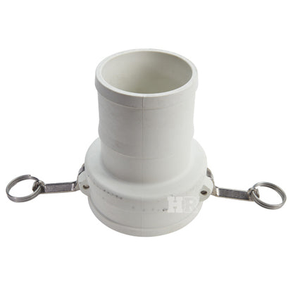 Food Grade Poly 4" Female Camlock to Hose Shank