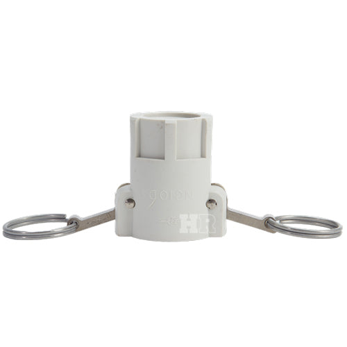 Food Grade Poly 1" Female Camlock x 1" Female NPT