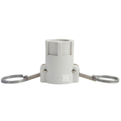 Food Grade Poly 1" Female Camlock x 1" Female NPT