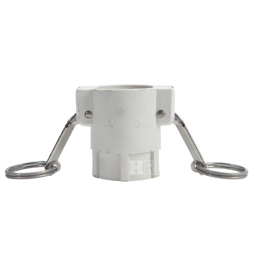 Food Grade Poly 1 1/4" Female Camlock x 1 1/4" Female NPT