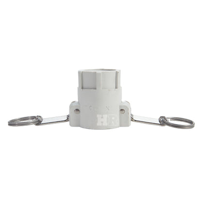 Food Grade Poly 1 1/4" Female Camlock x 1 1/4" Female NPT