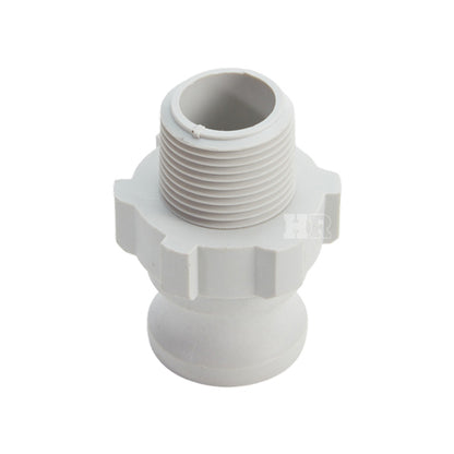 Food Grade Poly 3/4" Male Camlock x 3/4" Male NPT