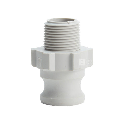 Food Grade Poly 3/4" Male Camlock x 3/4" Male NPT