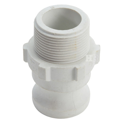 Food Grade Poly 1 1/4" Male Camlock x 1 1/4" Male NPT