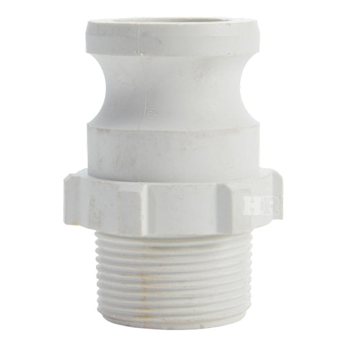 Food Grade Poly 1 1/4" Male Camlock x 1 1/4" Male NPT