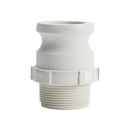 Food Grade Poly 1 1/2" Male Camlock x 1 1/2" Male NPT