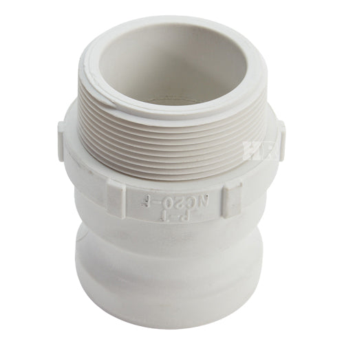 Food Grade Poly 2" Male Camlock x 2" Male NPT