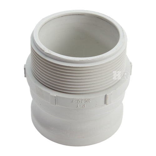 Food Grade Poly 3" Male Camlock x 3" Male NPT