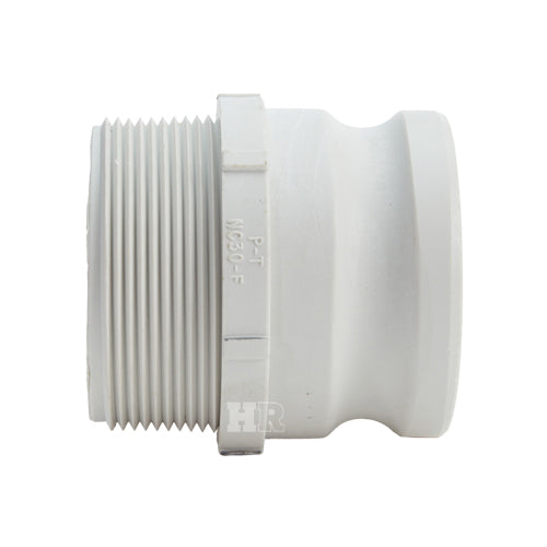 Food Grade Poly 3" Male Camlock x 3" Male NPT