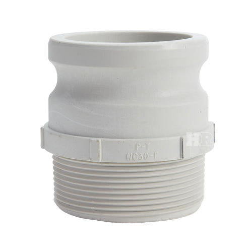 Food Grade Poly 3" Male Camlock x 3" Male NPT