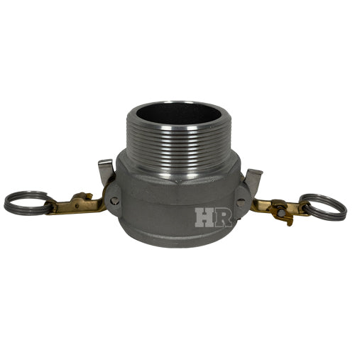 Aluminum Sta-Lok II 1 1/4" Female Camlock x 1 1/4" Male NPT (USA)