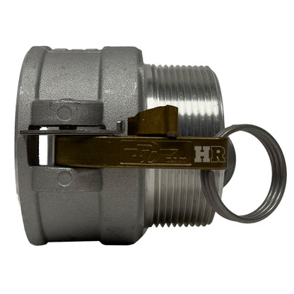 Aluminum Sta-Lok II 3" Female Camlock x 3" Male NPT (USA)
