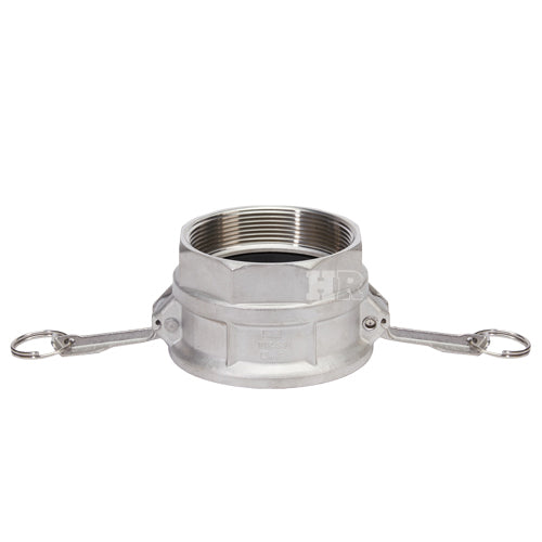 Stainless Steel 4" Female Camlock x 4" Female NPT