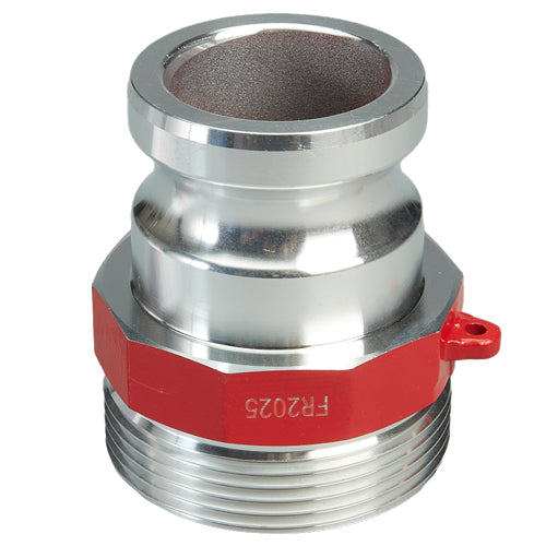 Aluminum 2" Male Camlock x 2 1/2" Male NH Fire Hose