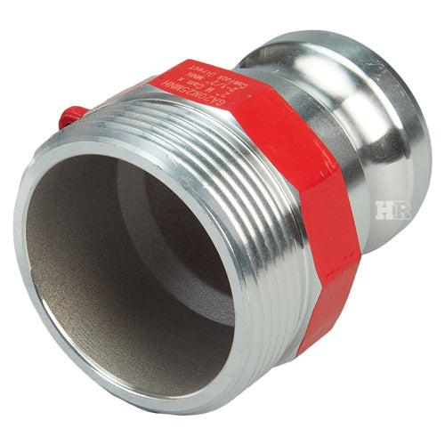 Aluminum 2" Male Camlock x 2 1/2" Male NH Fire Hose