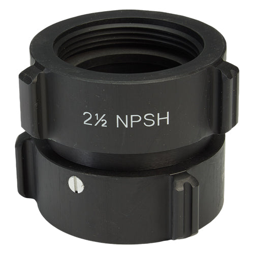 Aluminum 2 1/2" NPSH to 2 1/2" NPSH Double Female