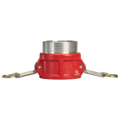 Aluminum 2 1/2" Female Camlock x 2 1/2" Male NH Fire Hose