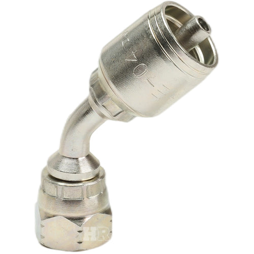 3/8" Female JIC Swivel 45˚ Elbow Hydraulic Fitting