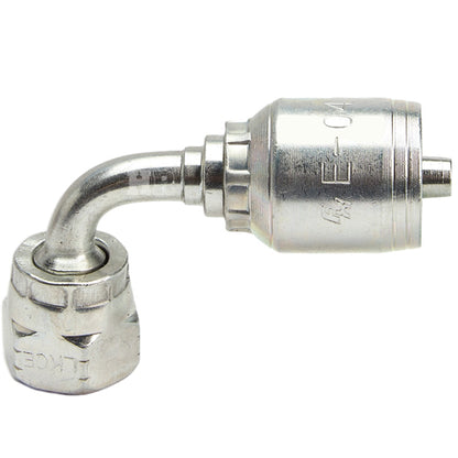 3/8" Female JIC Swivel 90˚ Elbow Hydraulic Fitting