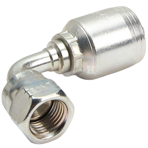 3/8" Female JIC Swivel 90˚ Elbow Hydraulic Fitting