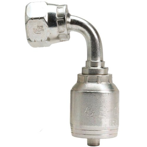 3/8" Female JIC Swivel 90˚ Elbow Hydraulic Fitting