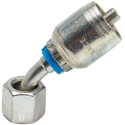 1/4" Female Face Seal Swivel 45˚ Elbow (ORFS) Hydraulic Fitting