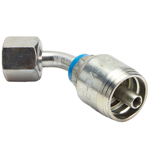 1/4" Female Face Seal Swivel 45˚ Elbow (ORFS) Hydraulic Fitting