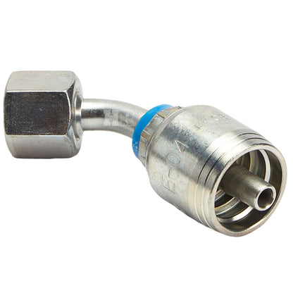 1/4" Female Face Seal Swivel 45˚ Elbow (ORFS) Hydraulic Fitting