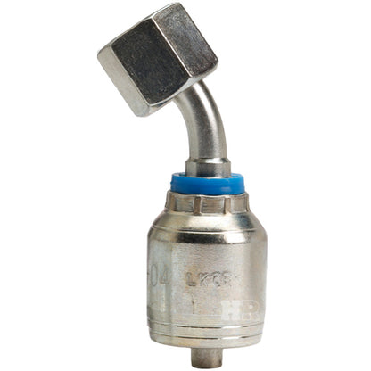 1/4" Female Face Seal Swivel 45˚ Elbow (ORFS) Hydraulic Fitting