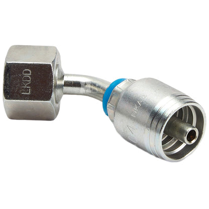 3/8" Female Face Seal Swivel 45˚ Elbow (ORFS) Hydraulic Fitting