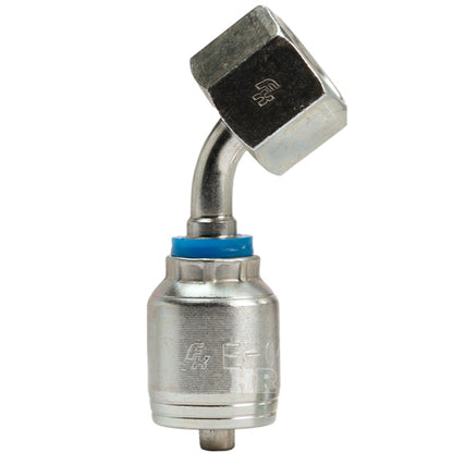 3/8" Female Face Seal Swivel 45˚ Elbow (ORFS) Hydraulic Fitting