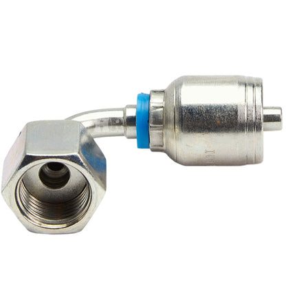 3/8" Female Face Seal Swivel 90˚ Elbow (ORFS) Hydraulic Fitting