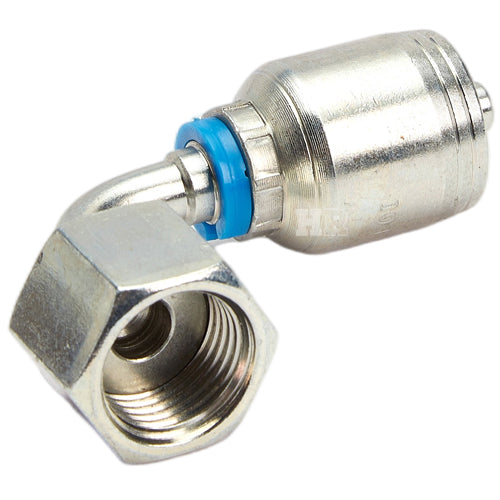 3/8" Female Face Seal Swivel 90˚ Elbow (ORFS) Hydraulic Fitting