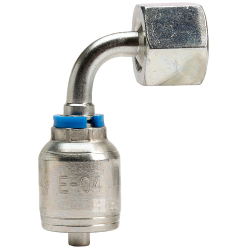 3/8" Female Face Seal Swivel 90˚ Elbow (ORFS) Hydraulic Fitting