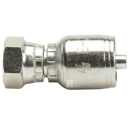1/4" Female British Standard Parallel Pipe Cone Seat Swivel Hydraulic Fitting