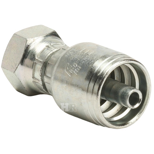 1/4" Female British Standard Parallel Pipe Cone Seat Swivel Hydraulic Fitting