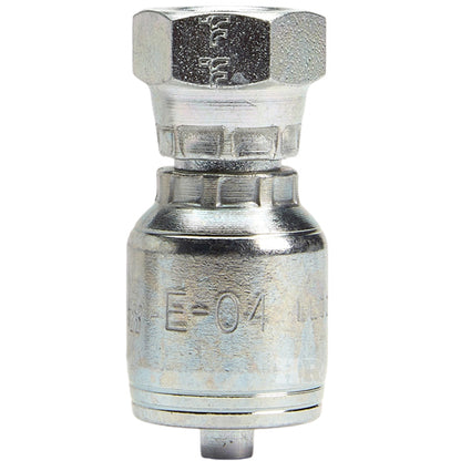 1/4" Female British Standard Parallel Pipe Cone Seat Swivel Hydraulic Fitting